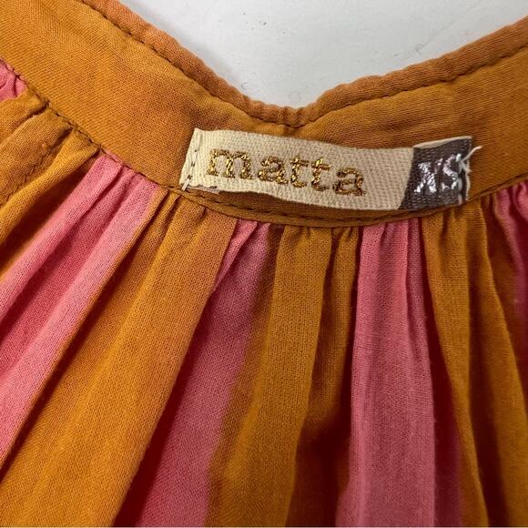 Matta NY Jaya Riviera Striped Midi Dress Gelato Sz XS - Picture 7 of 8